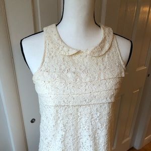 Peter Pan Collar Lace Top